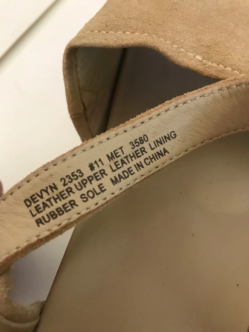 ABEO Espadrille Platform Suede Sandal Wedge Devyn Tan Women’s Size 11